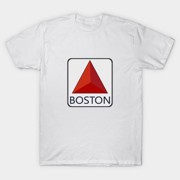 Boston Citgo Sign T-Shirt by Sci-Emily